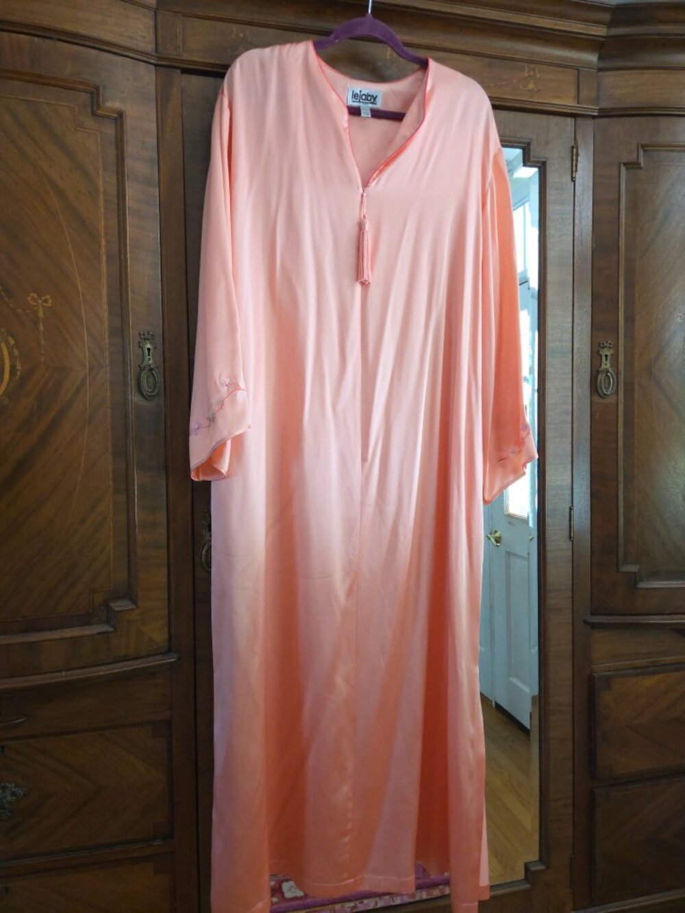 Lejaby Paris Vintage 100% Silk Kaftan